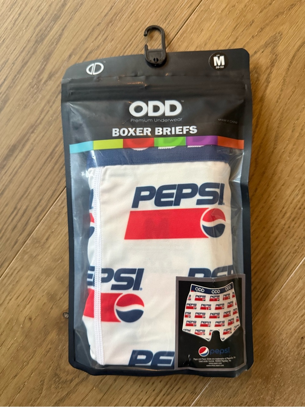 ODD x Pepsi Men’s White Logo Boxer Briefs - M